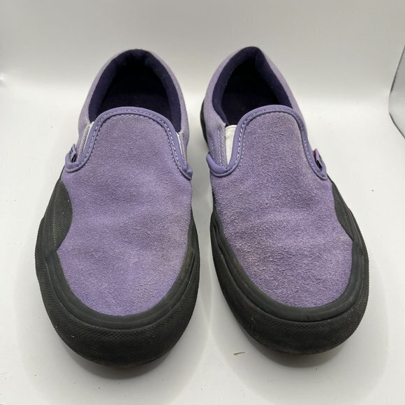 VANS x Lizzie Armanto Lucky Kitty Slip On Shoes Sneakers Womens Size 6 Purple - Picture 3 of 7